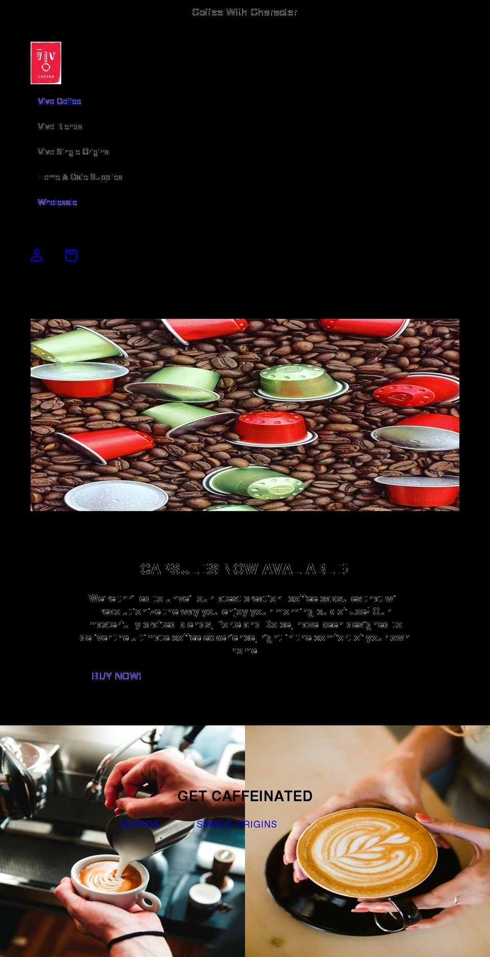 vivocoffee.com.au shopify website screenshot