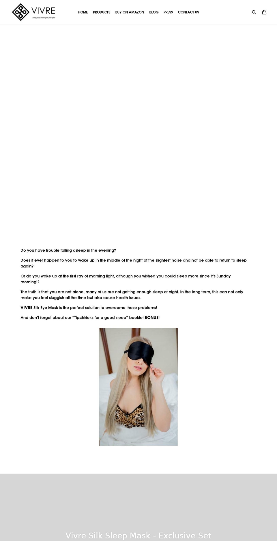vivrestore.com — Shopify storefront screenshot