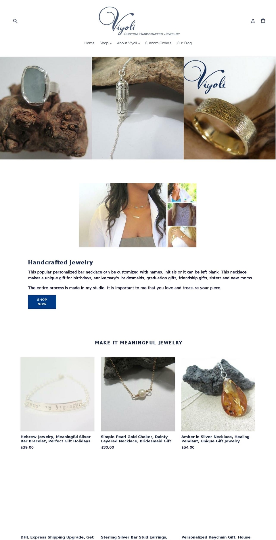 viyoli.com shopify website screenshot