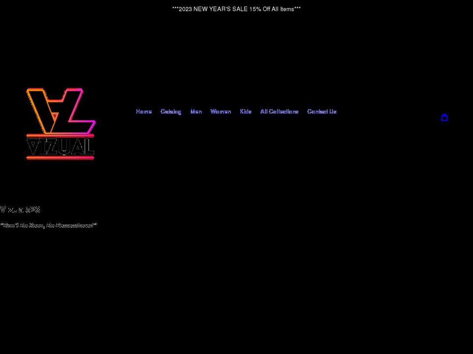 vizual523.com shopify website screenshot