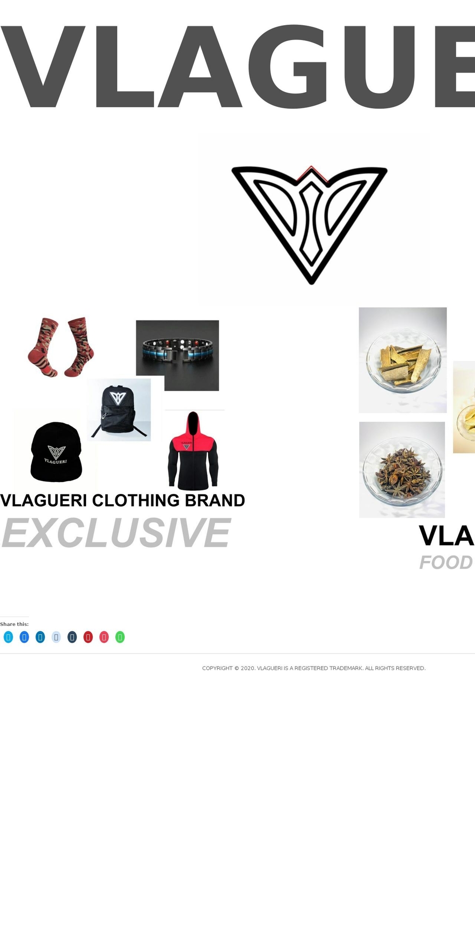 vlagueri.com — Shopify storefront screenshot