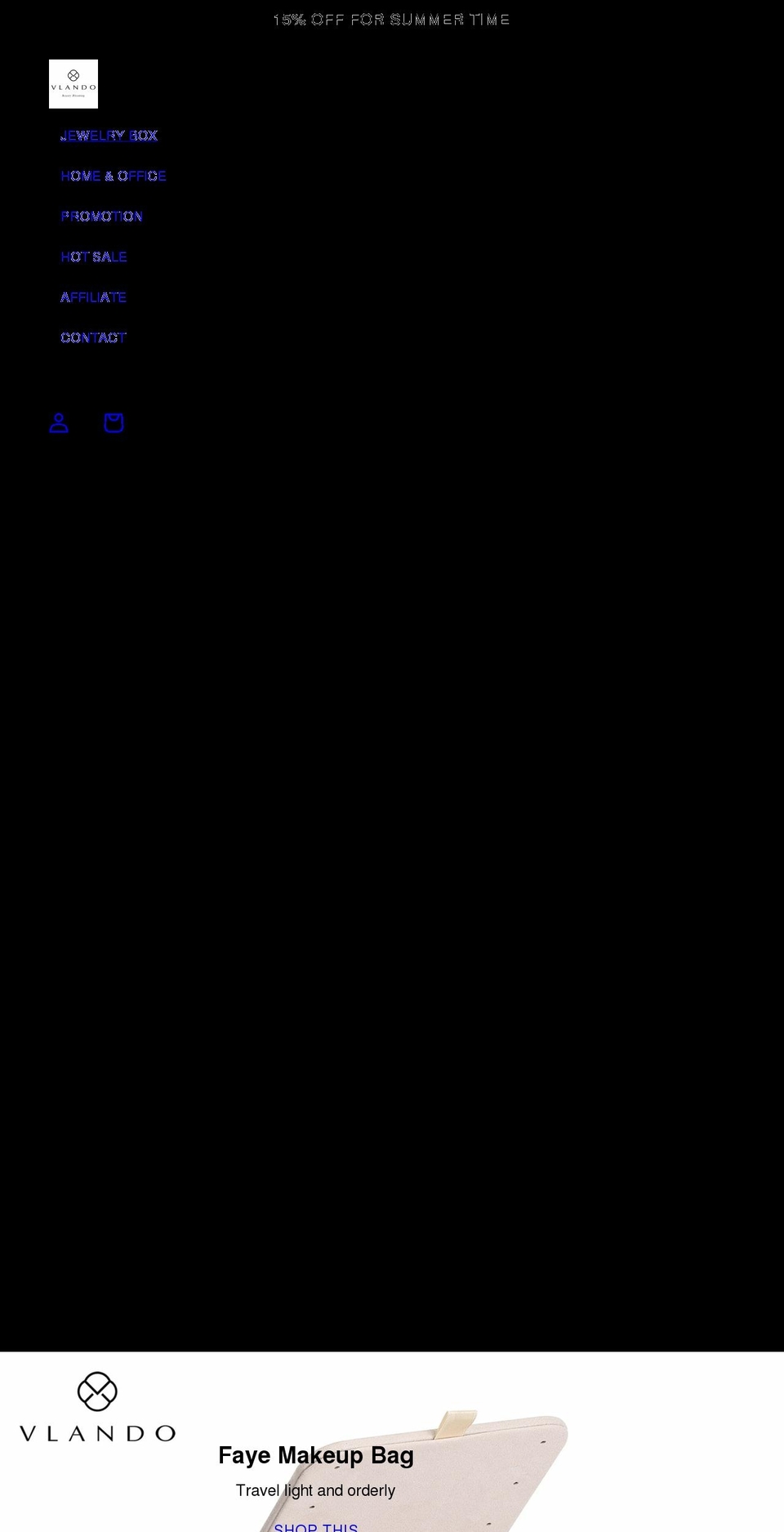 vlando.net shopify website screenshot