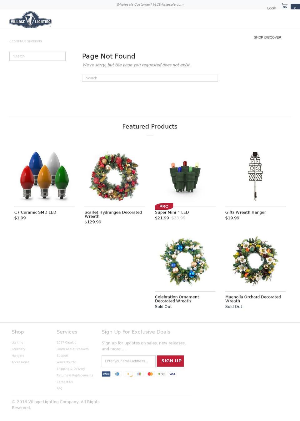 vlcsupport.com — Shopify storefront screenshot