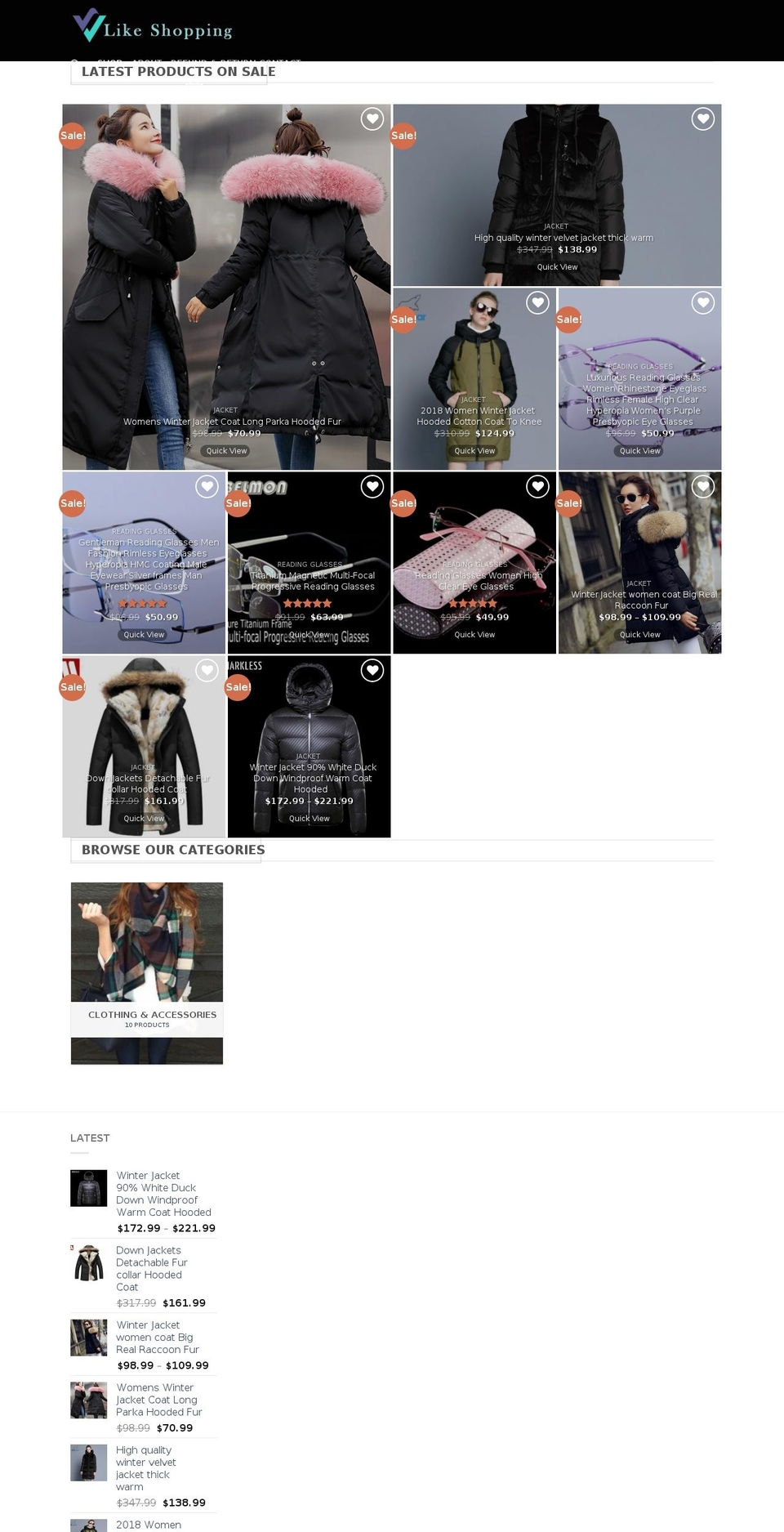 sda-2-4-0 Shopify theme site example vlikeshopping.com