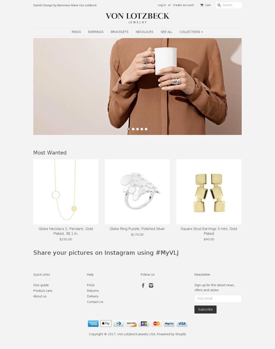 vljusa.com shopify website screenshot