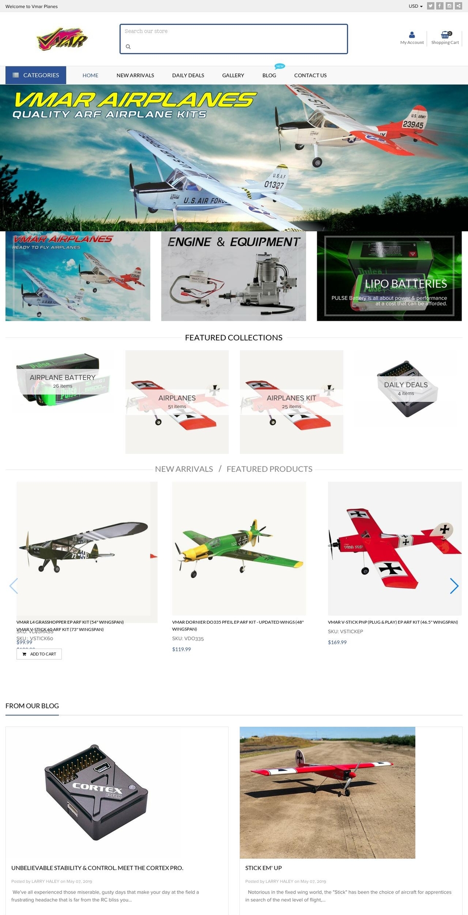 vmarshop.com shopify website screenshot
