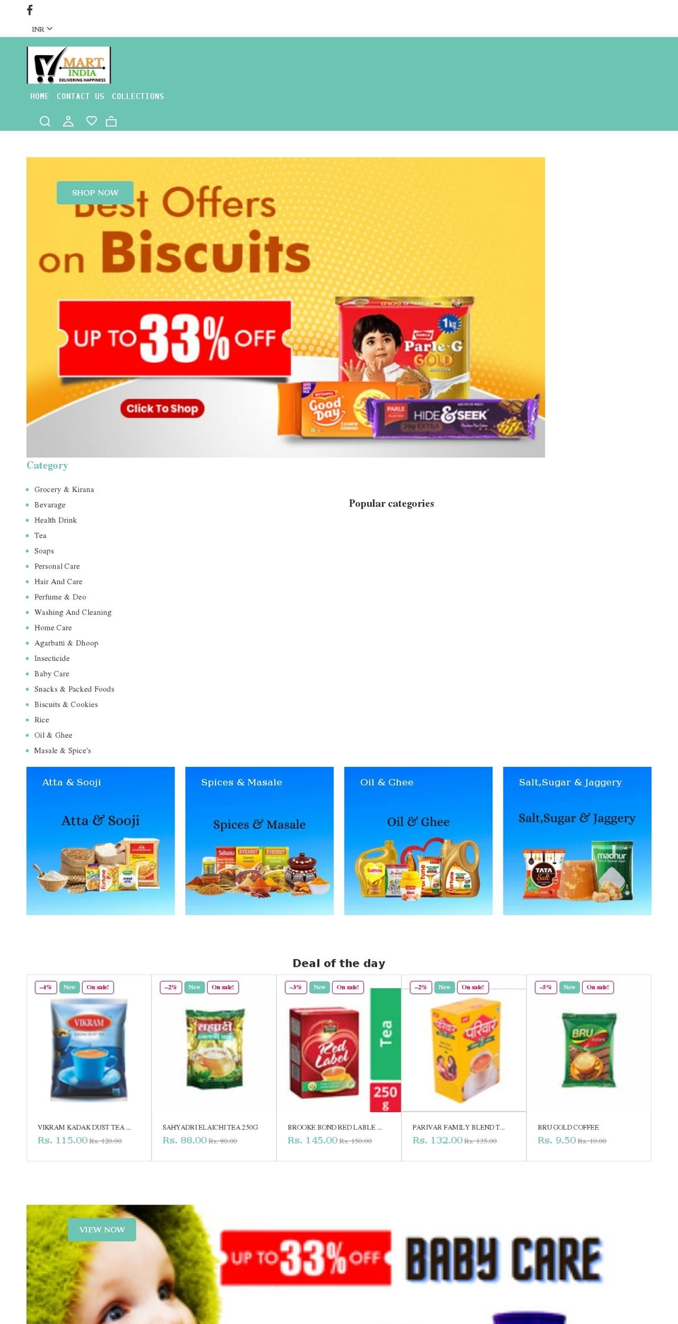 vmart-india.com shopify website screenshot