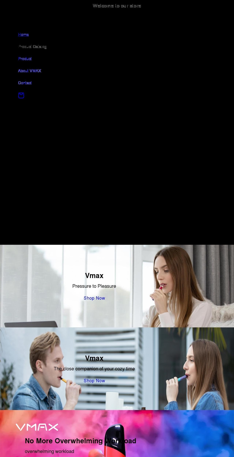 vmaxlab.com shopify website screenshot