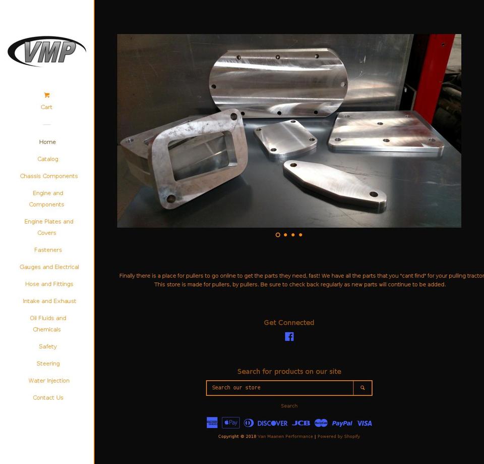 vmppullingparts.com — Shopify storefront screenshot