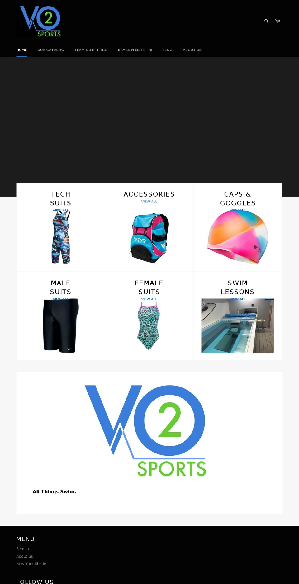 vo2sports-us.com shopify website screenshot