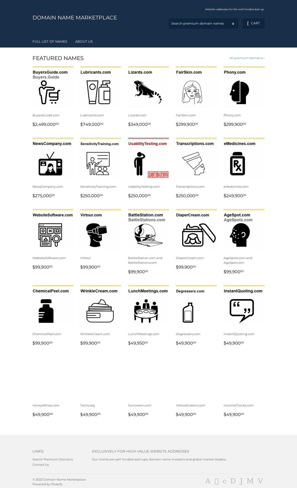 vodkasguide.com shopify website screenshot
