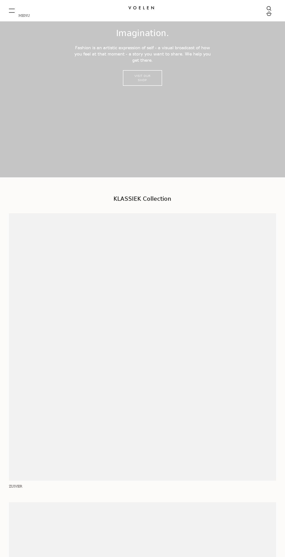 voelen.com shopify website screenshot
