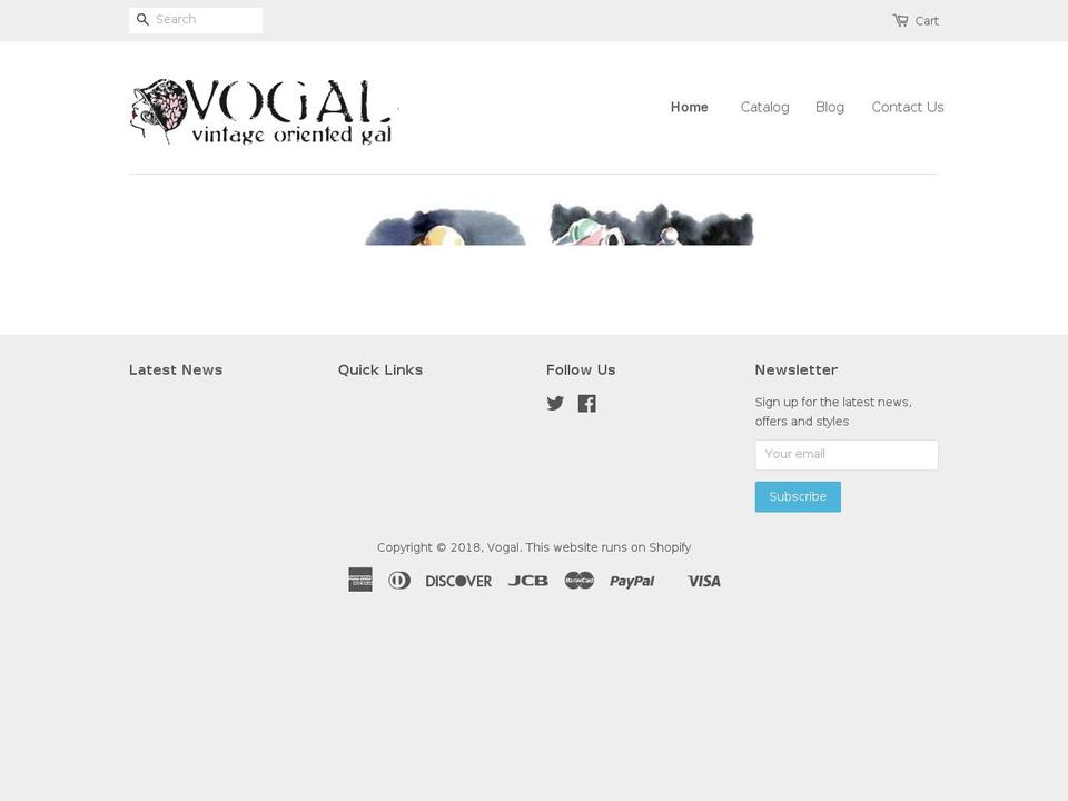vogalshop.com — Shopify storefront screenshot