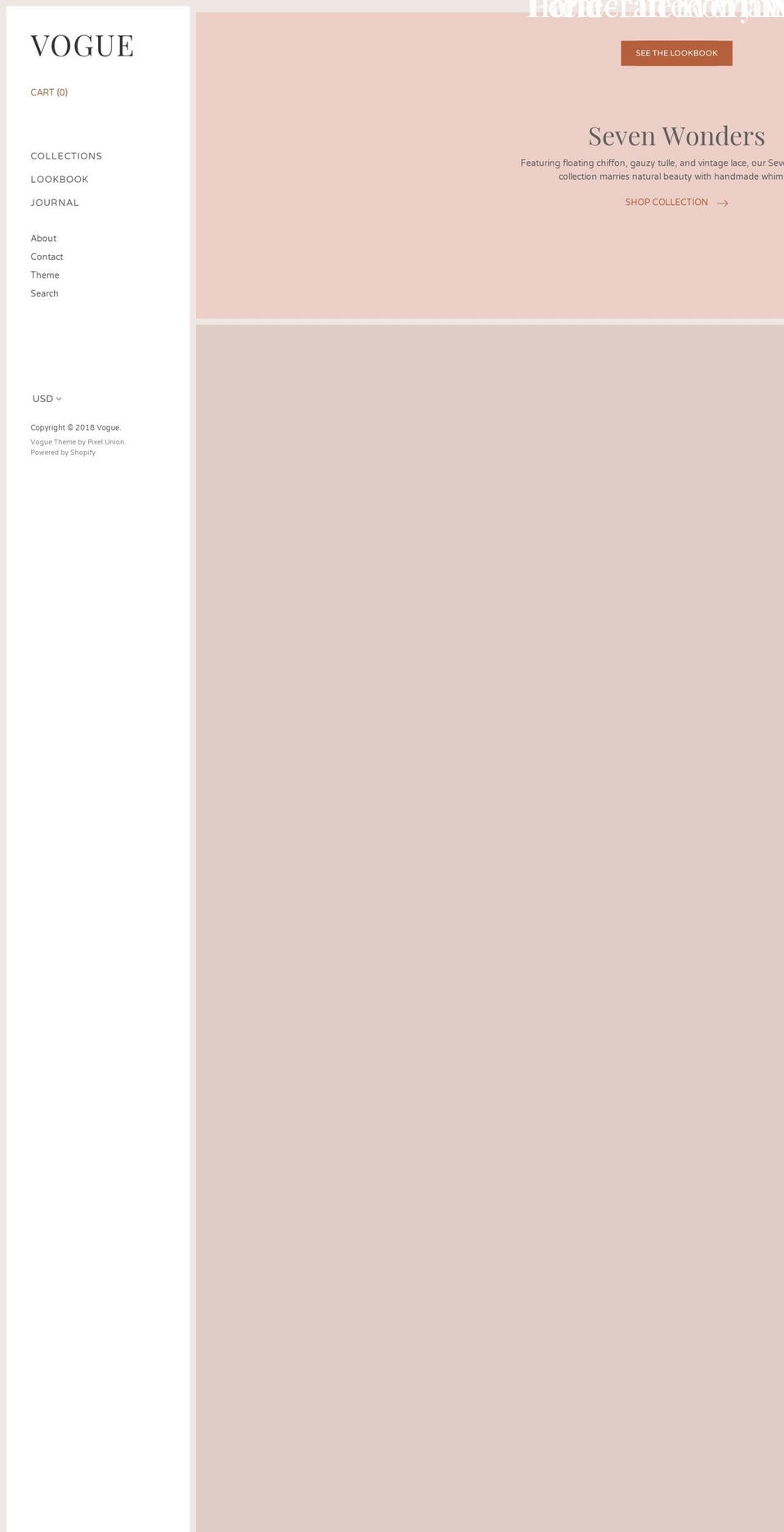 vogue-theme-elegant.myshopify.com shopify website screenshot