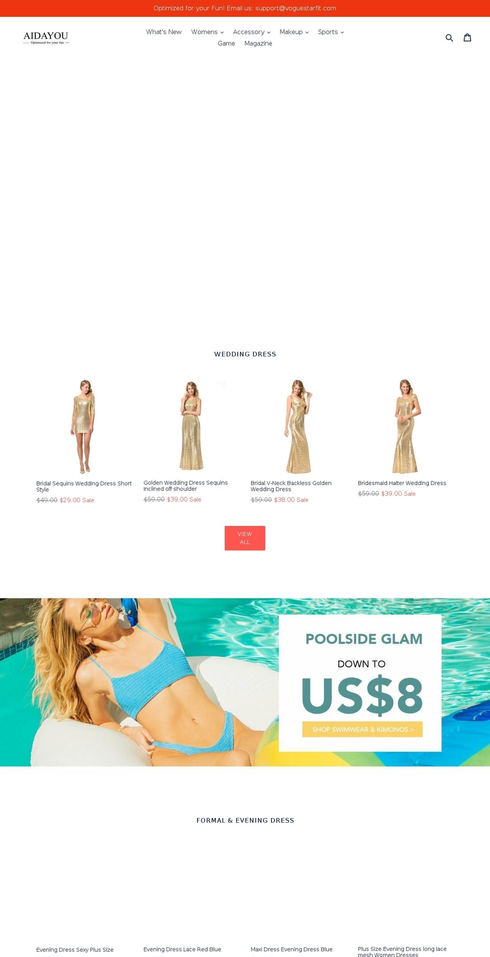 voguestarfit.com shopify website screenshot