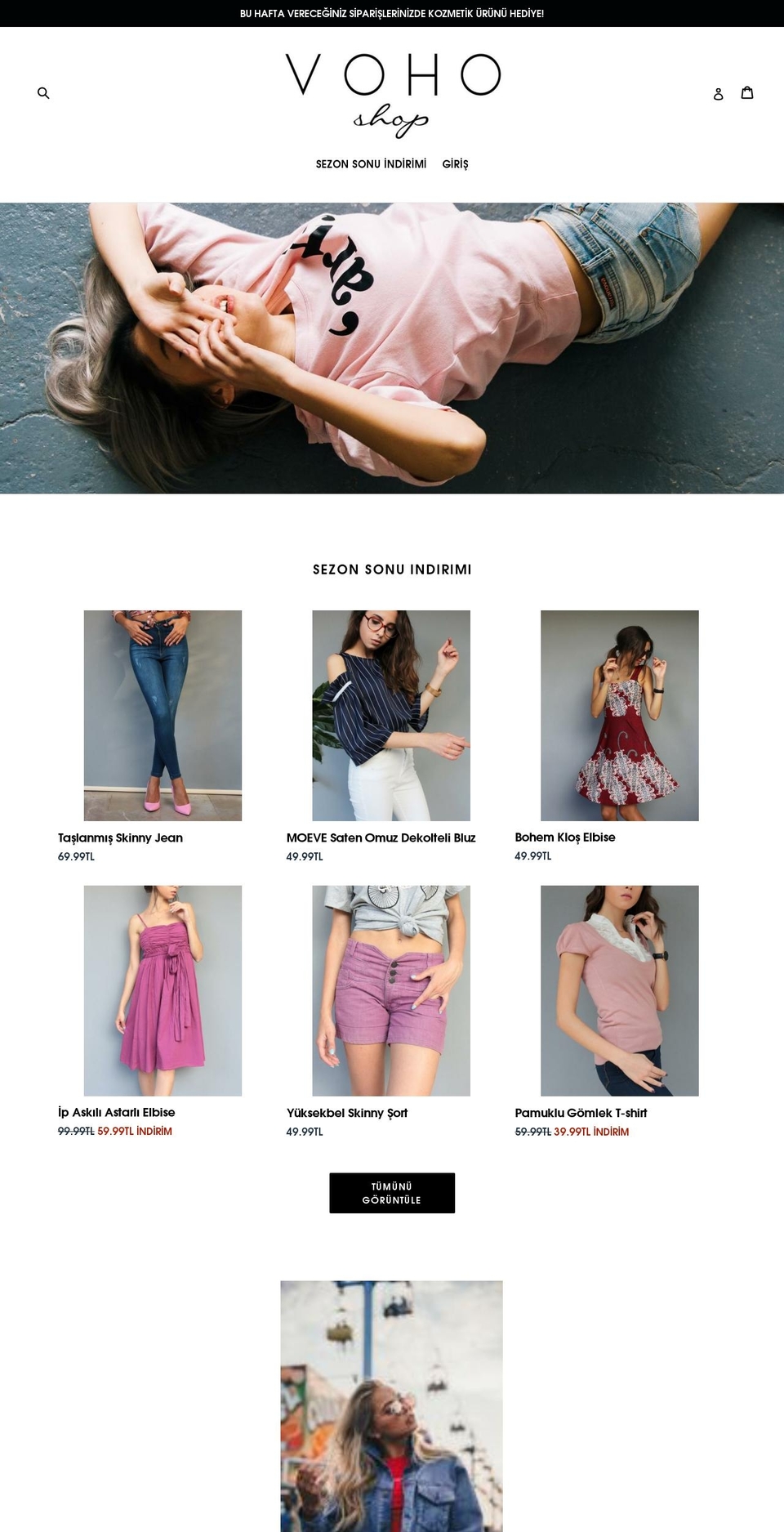 vohoshop.com — Shopify storefront screenshot