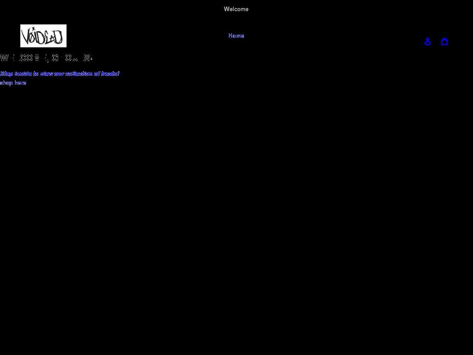 voidead.com shopify website screenshot