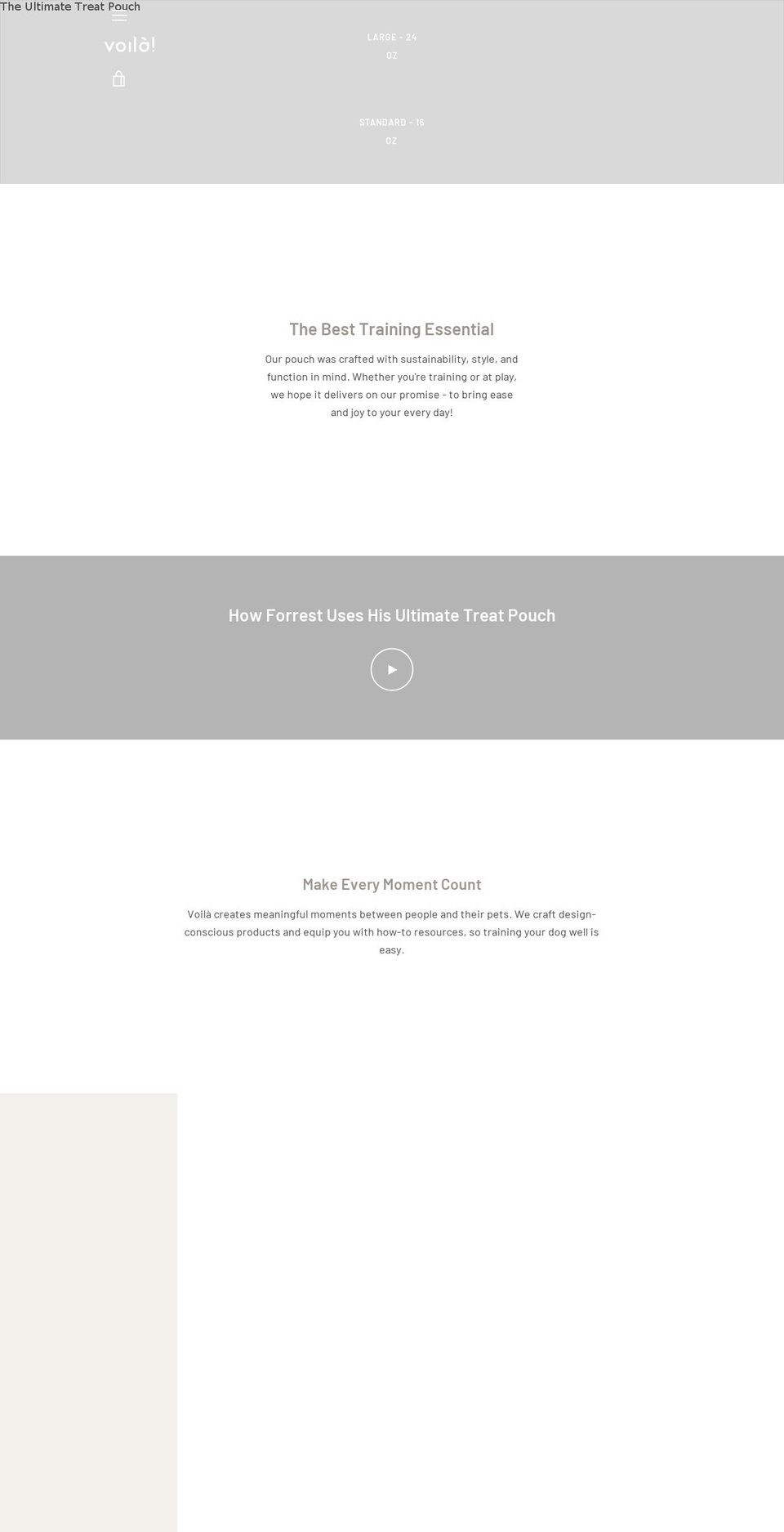 voilapets.com shopify website screenshot