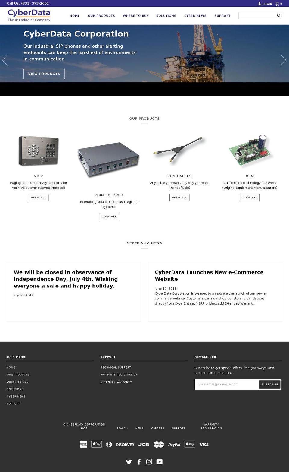 voip-paging.org shopify website screenshot