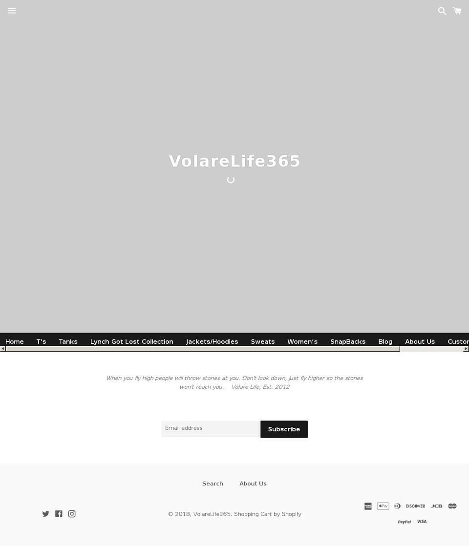 volarelife365.com shopify website screenshot