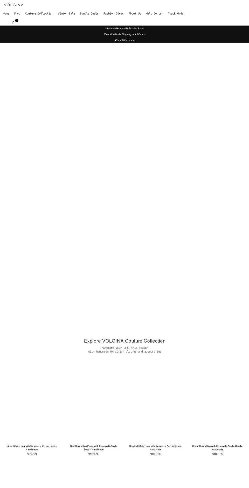 volginabrand.com shopify website screenshot