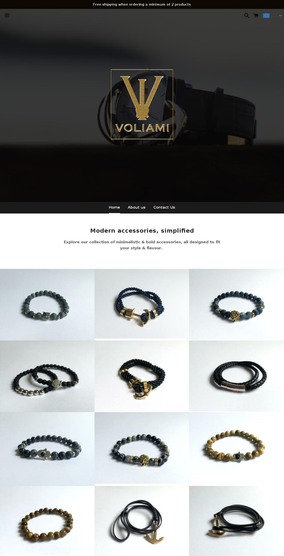 voliami.com — Shopify storefront screenshot