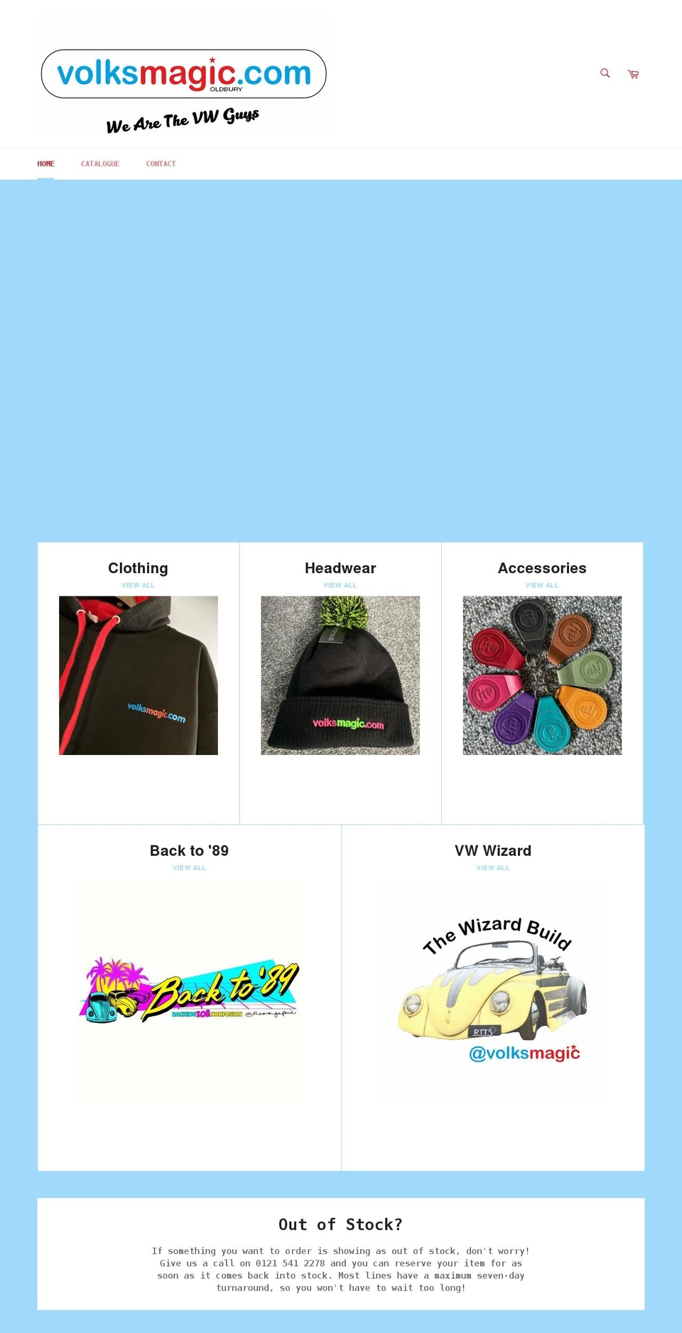 volksmagic.myshopify.com shopify website screenshot