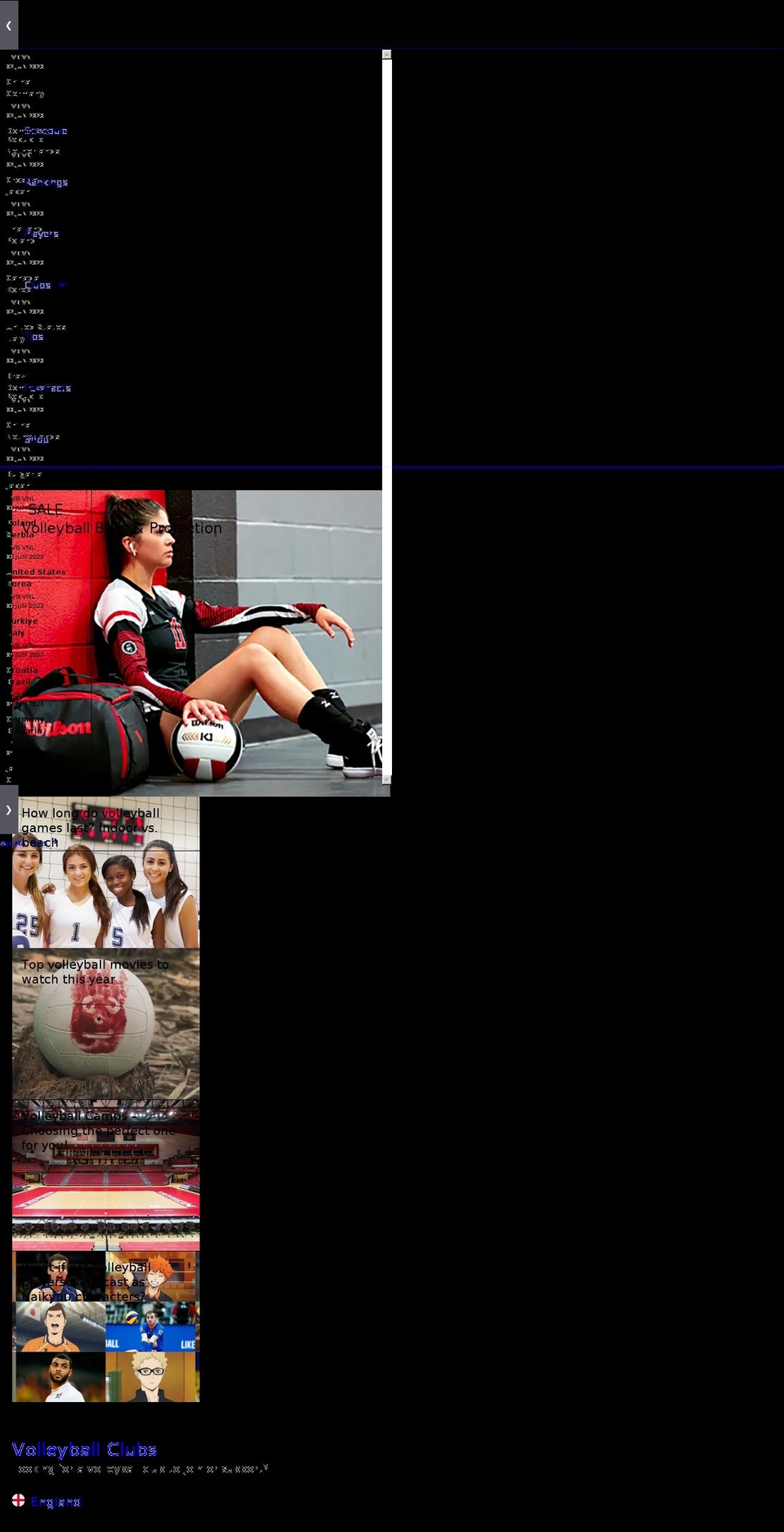 volleyverse.com shopify website screenshot