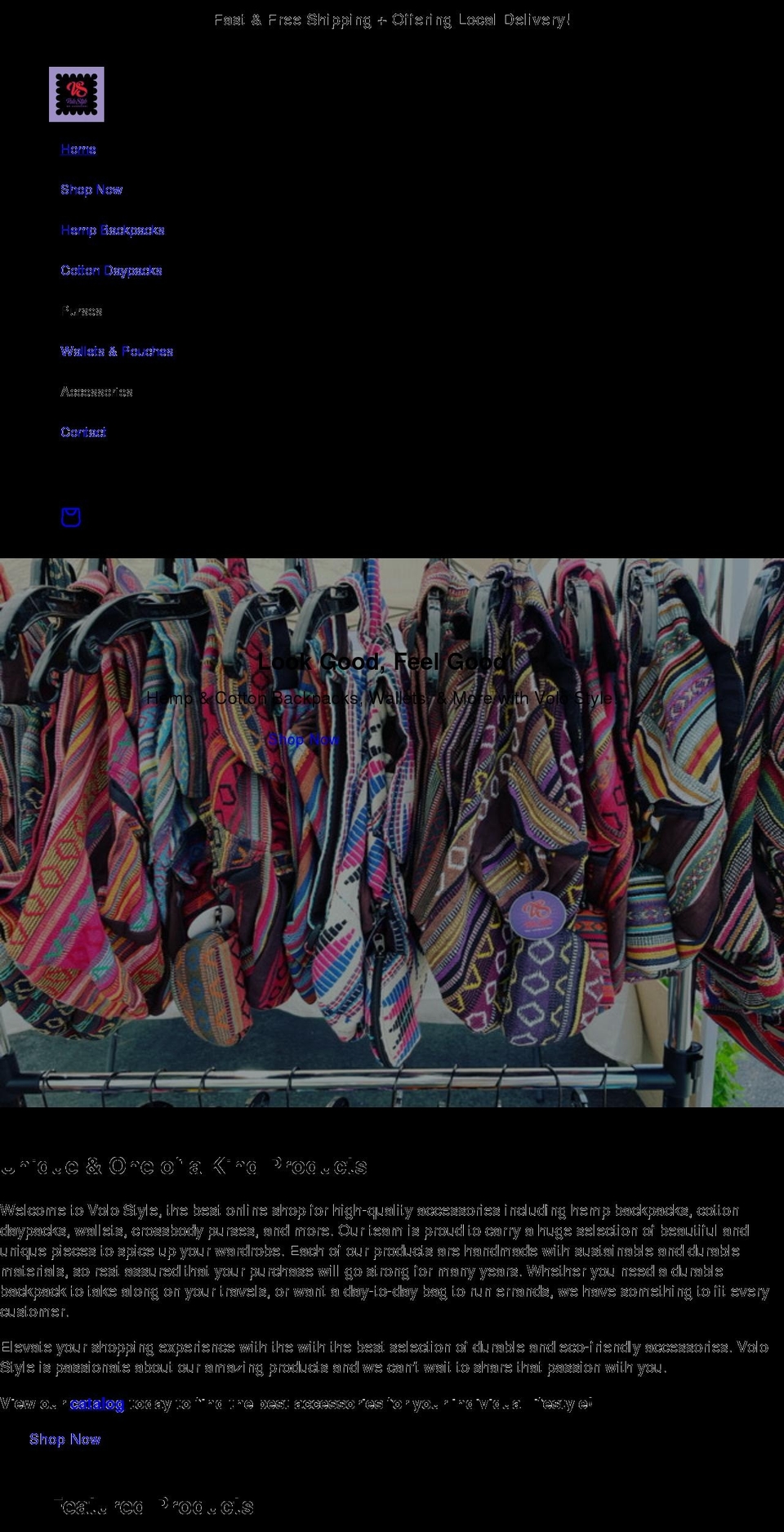 volo-style.com shopify website screenshot