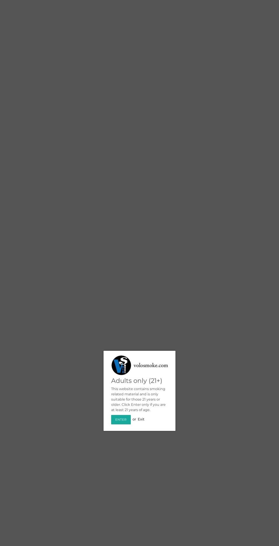 volosmoke.com — Shopify storefront screenshot