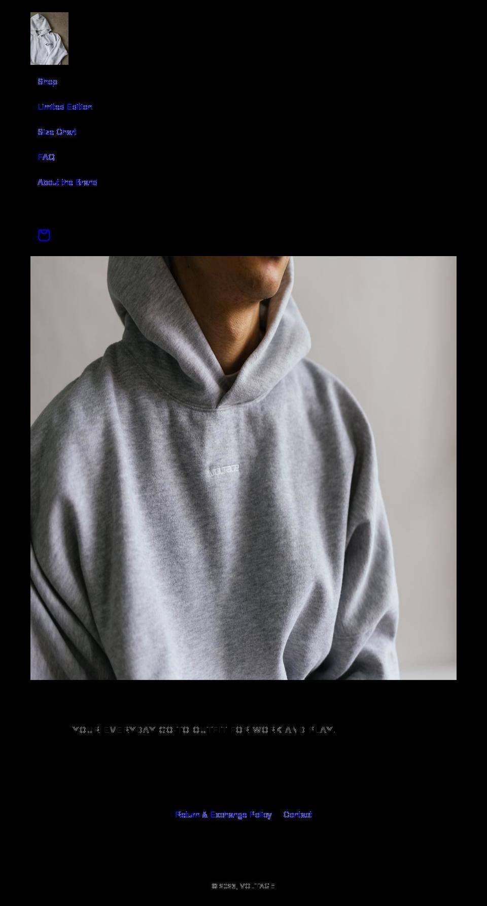 voltagecollective.com shopify website screenshot