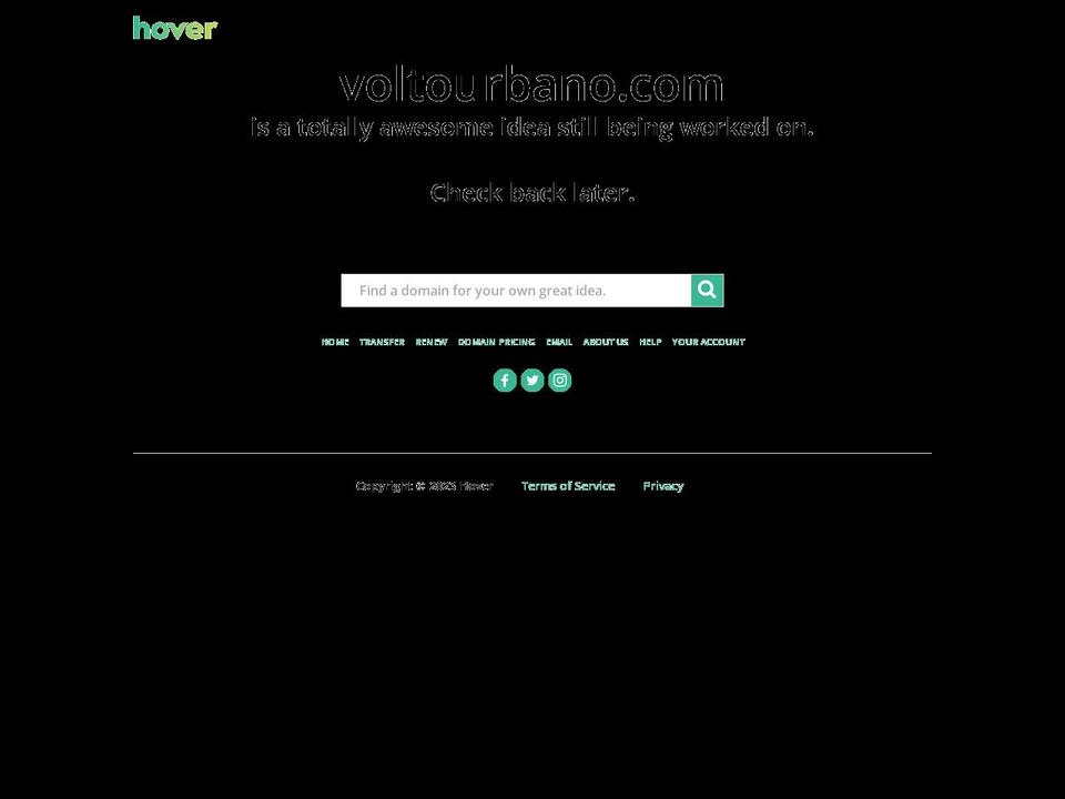 voltourbano.com — Shopify storefront screenshot