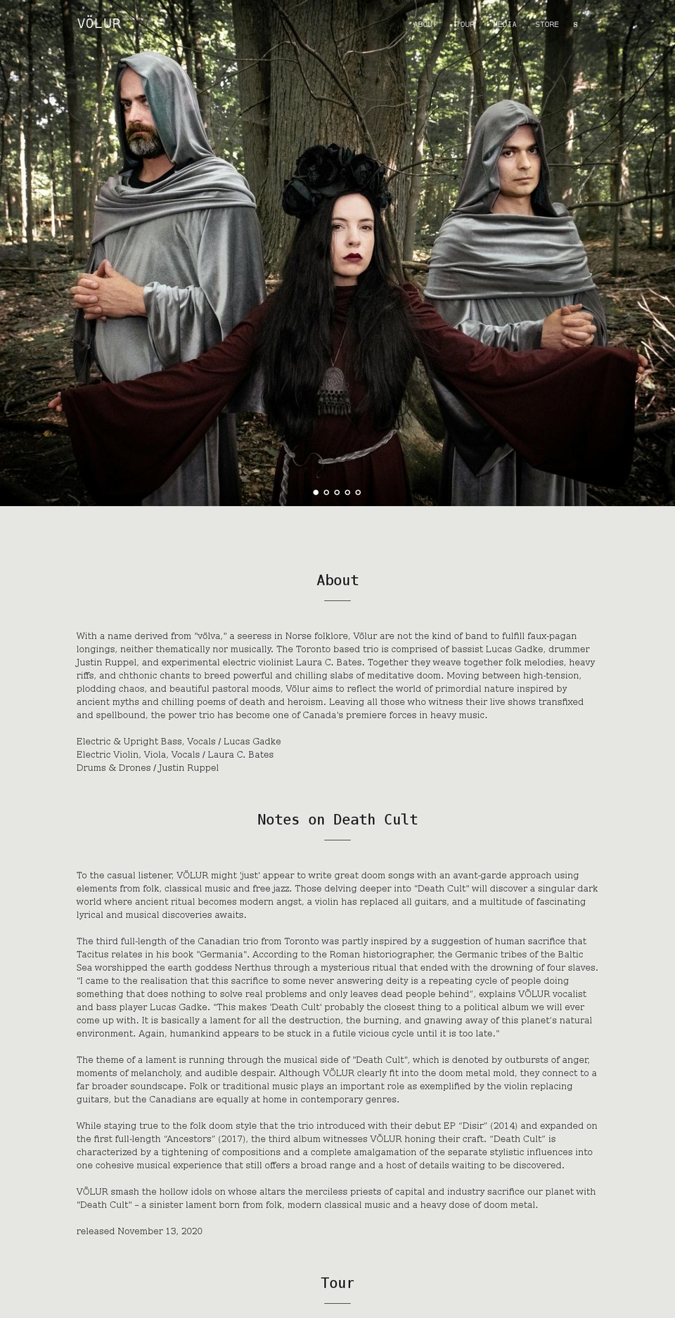 volurdoom.com shopify website screenshot