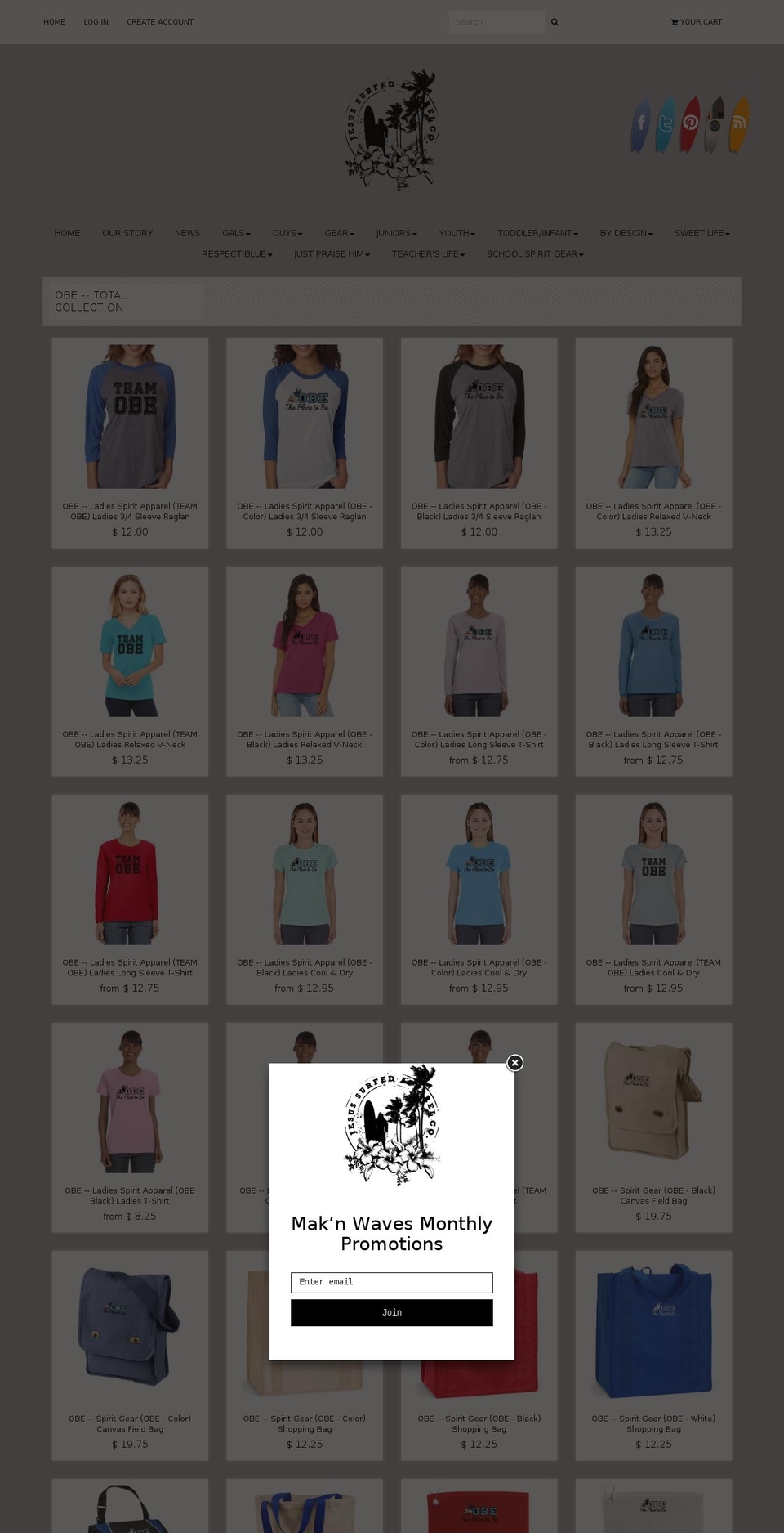 volusiaschoolsuniforms.com shopify website screenshot