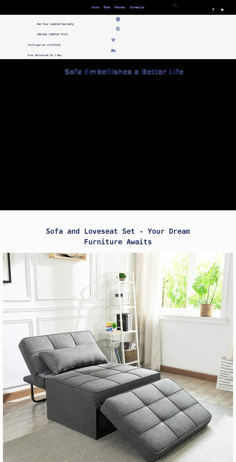 vonanda.com shopify website screenshot