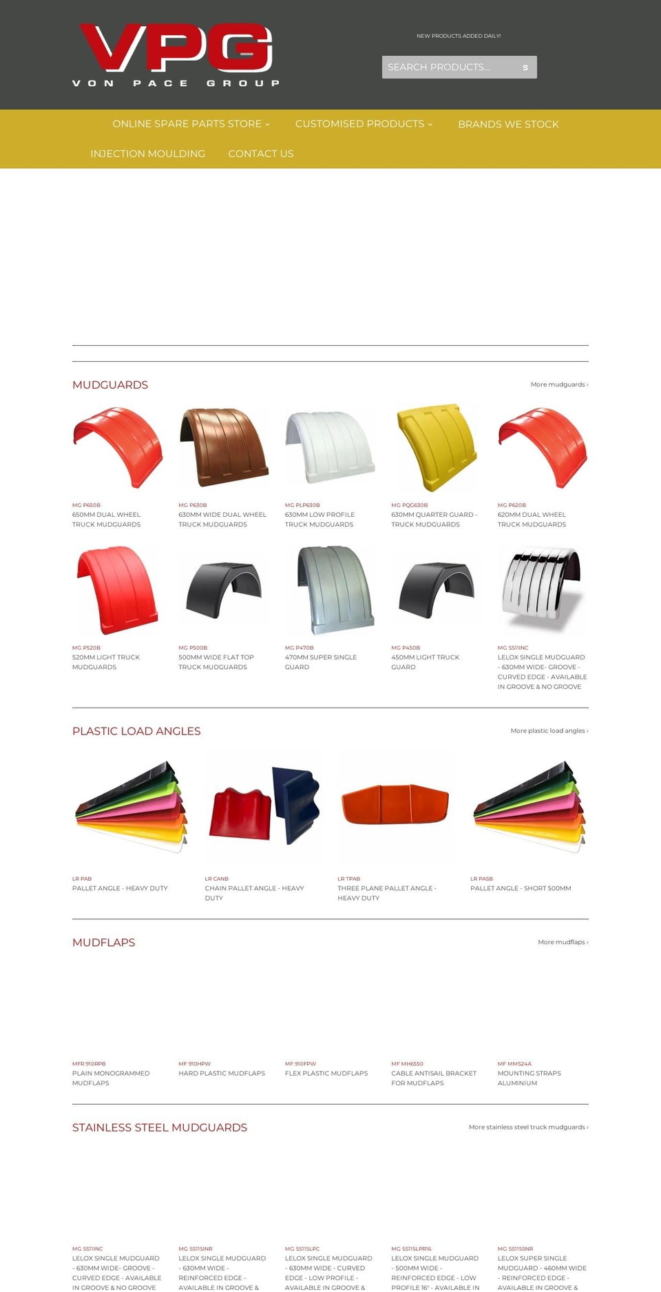 vonpacegroup.com.au shopify website screenshot