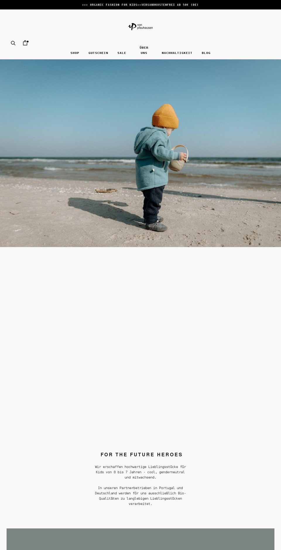 vonpfauhausen.com shopify website screenshot