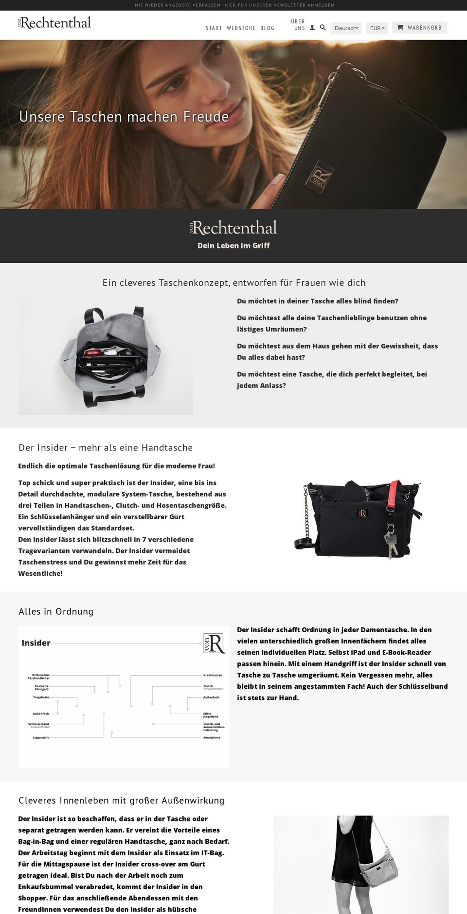 vonrechtenthal.com shopify website screenshot
