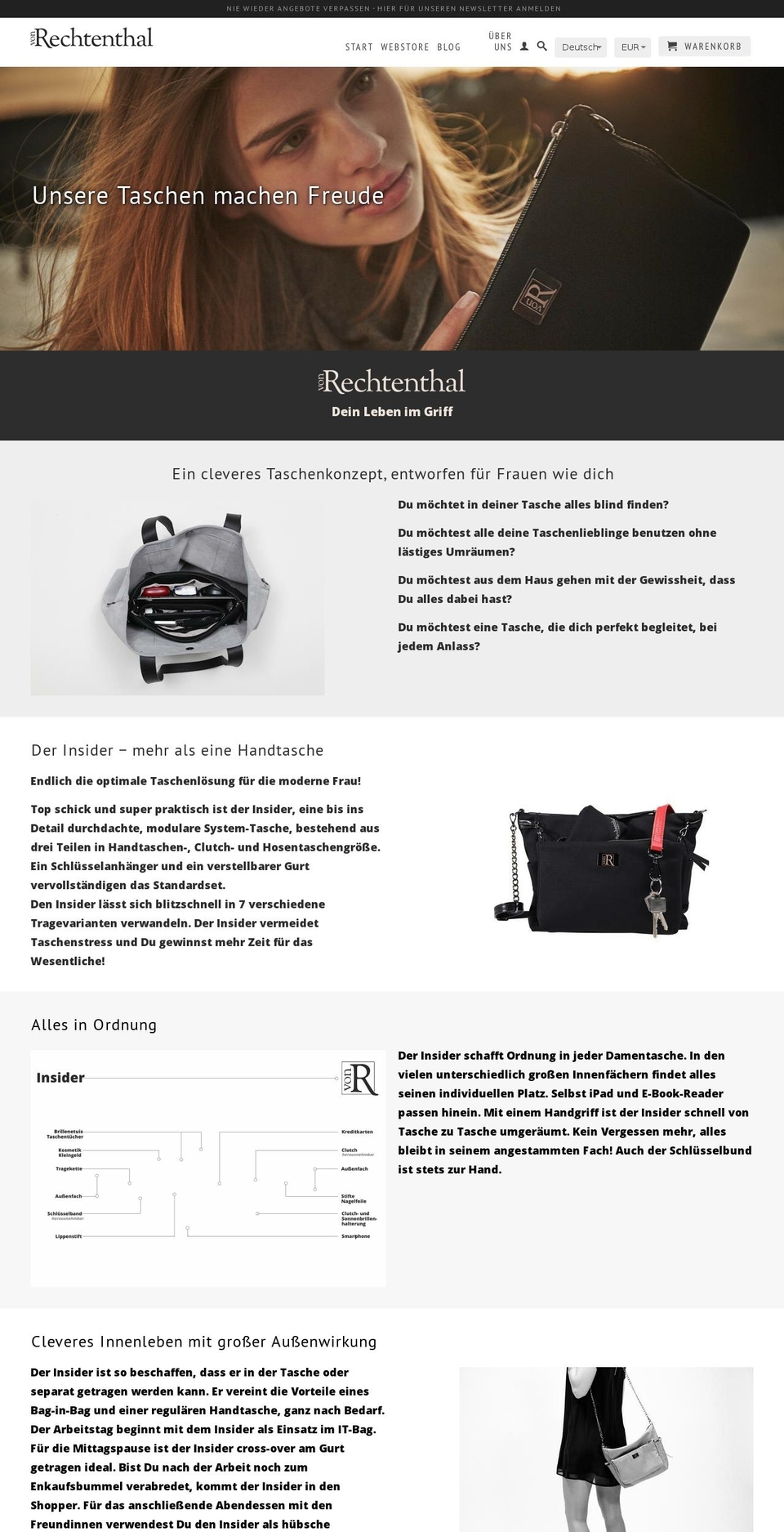 vonrechtenthal.de shopify website screenshot