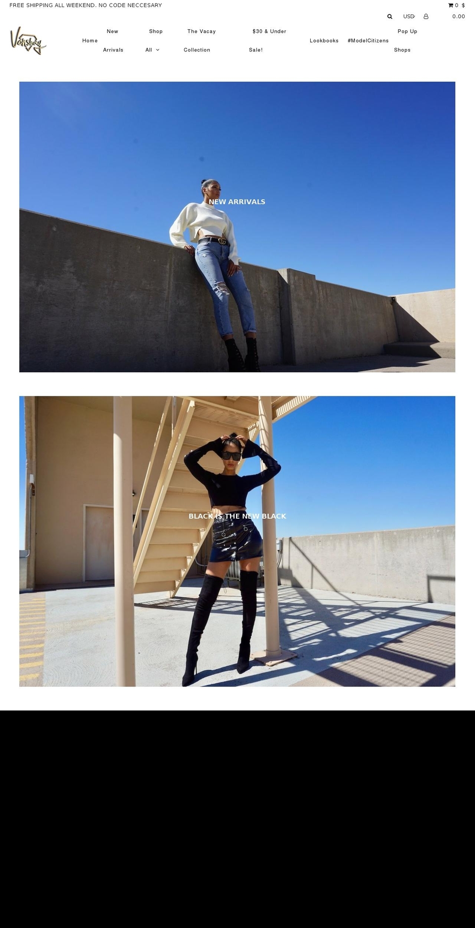 vonshay.com — Shopify storefront screenshot