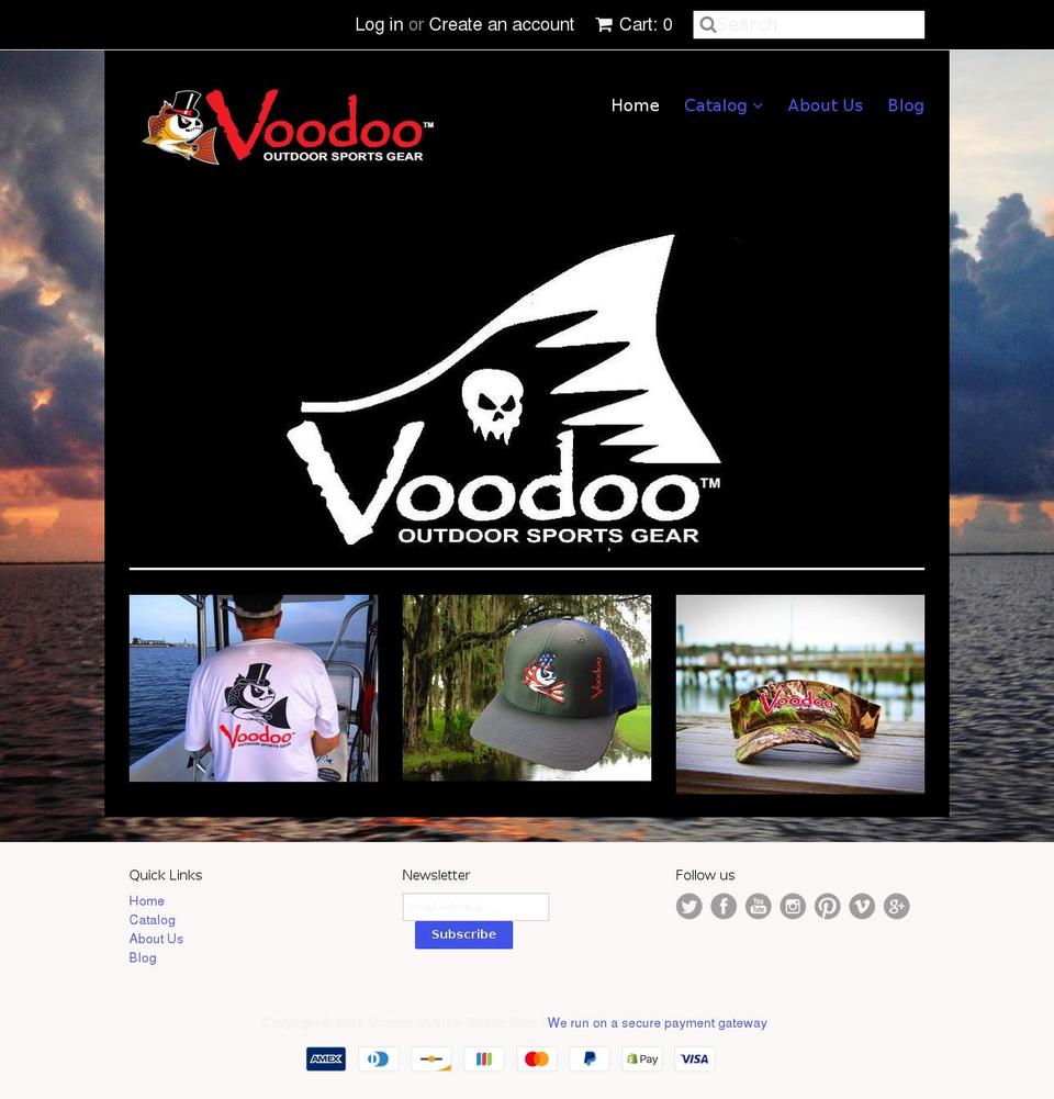 voodoo-osg.com shopify website screenshot