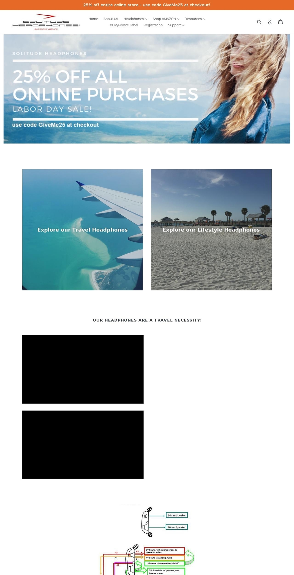 voodooheadphones.net shopify website screenshot