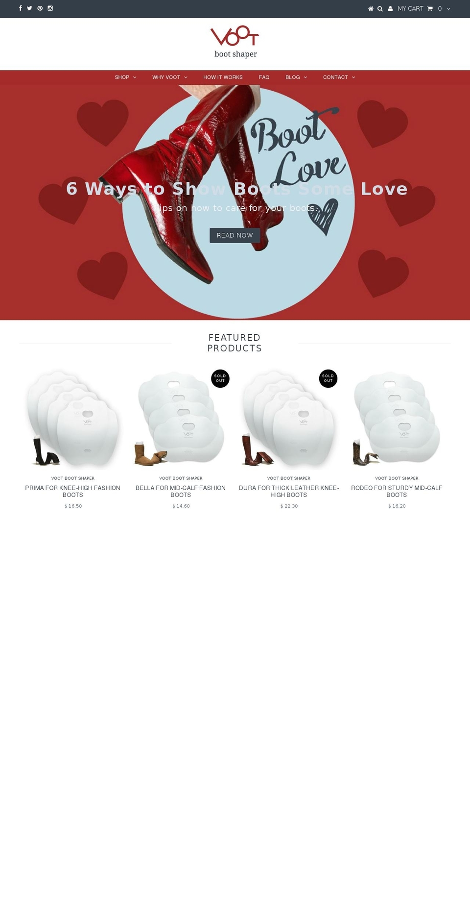 vootshaper.com — Shopify storefront screenshot