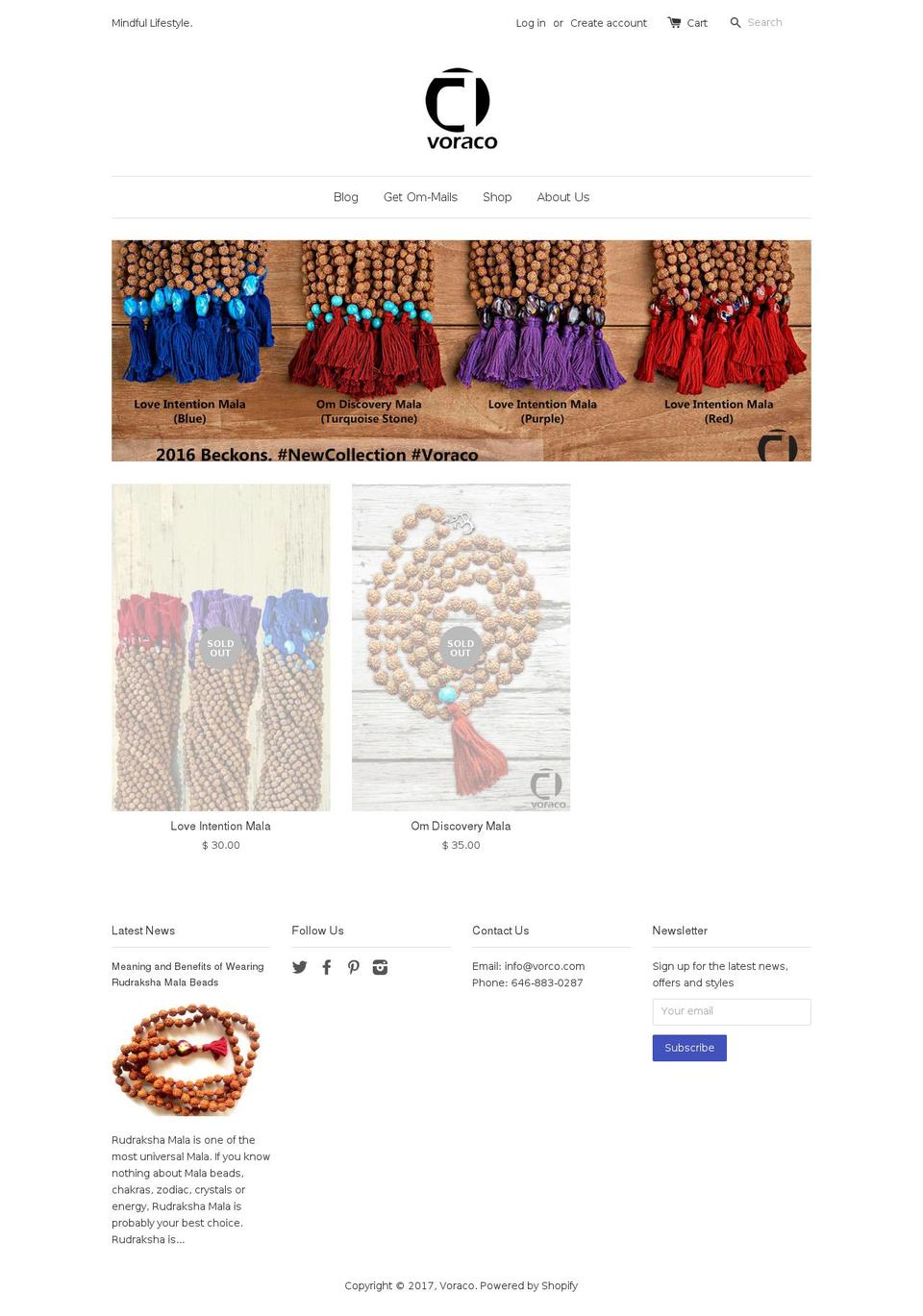 voraco.com shopify website screenshot