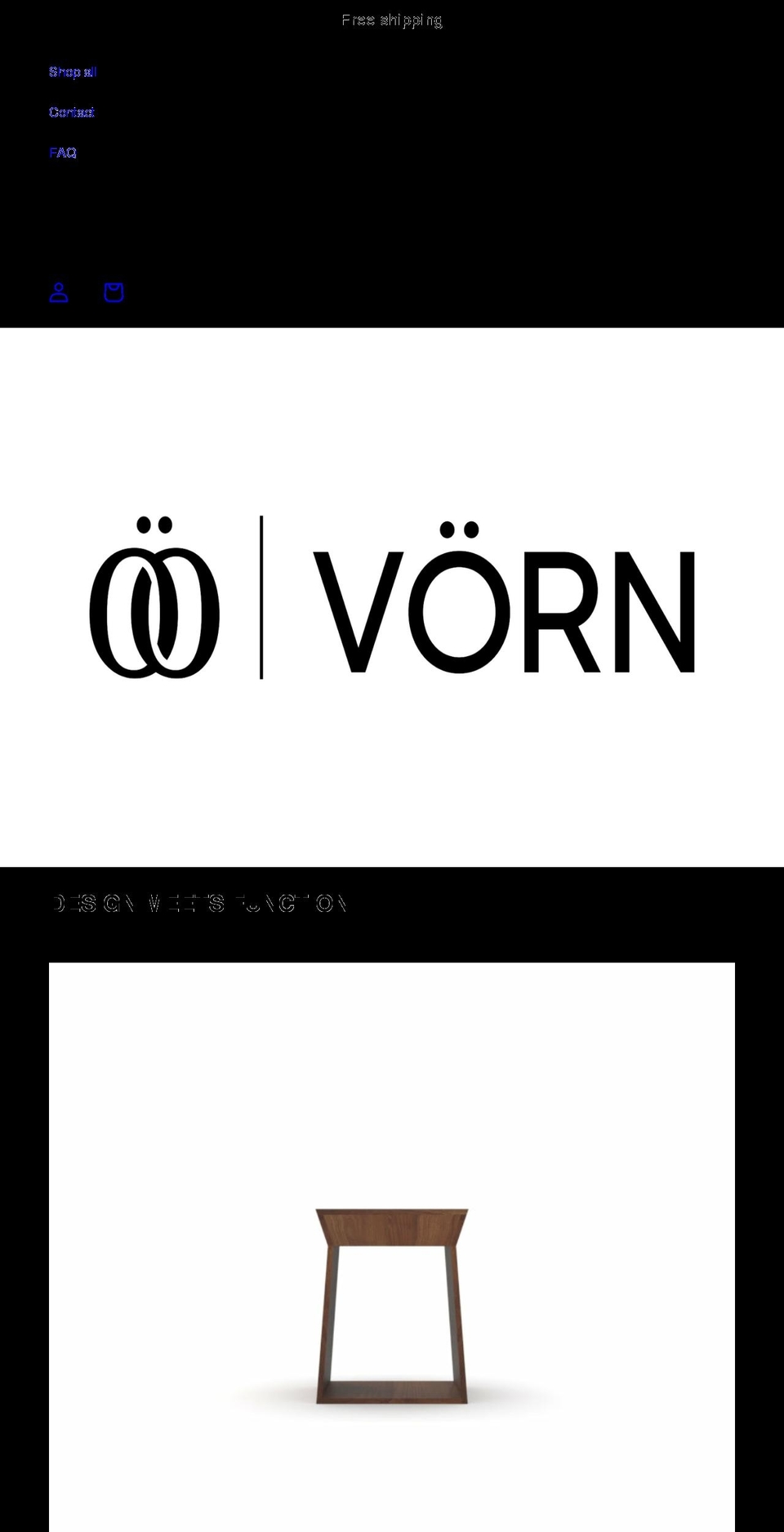 vorndesigns.com shopify website screenshot