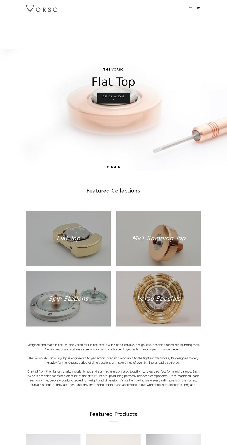 vorsospin.com shopify website screenshot