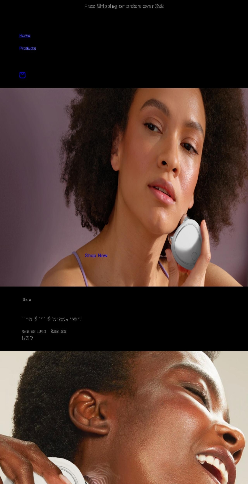 vosskin.com shopify website screenshot