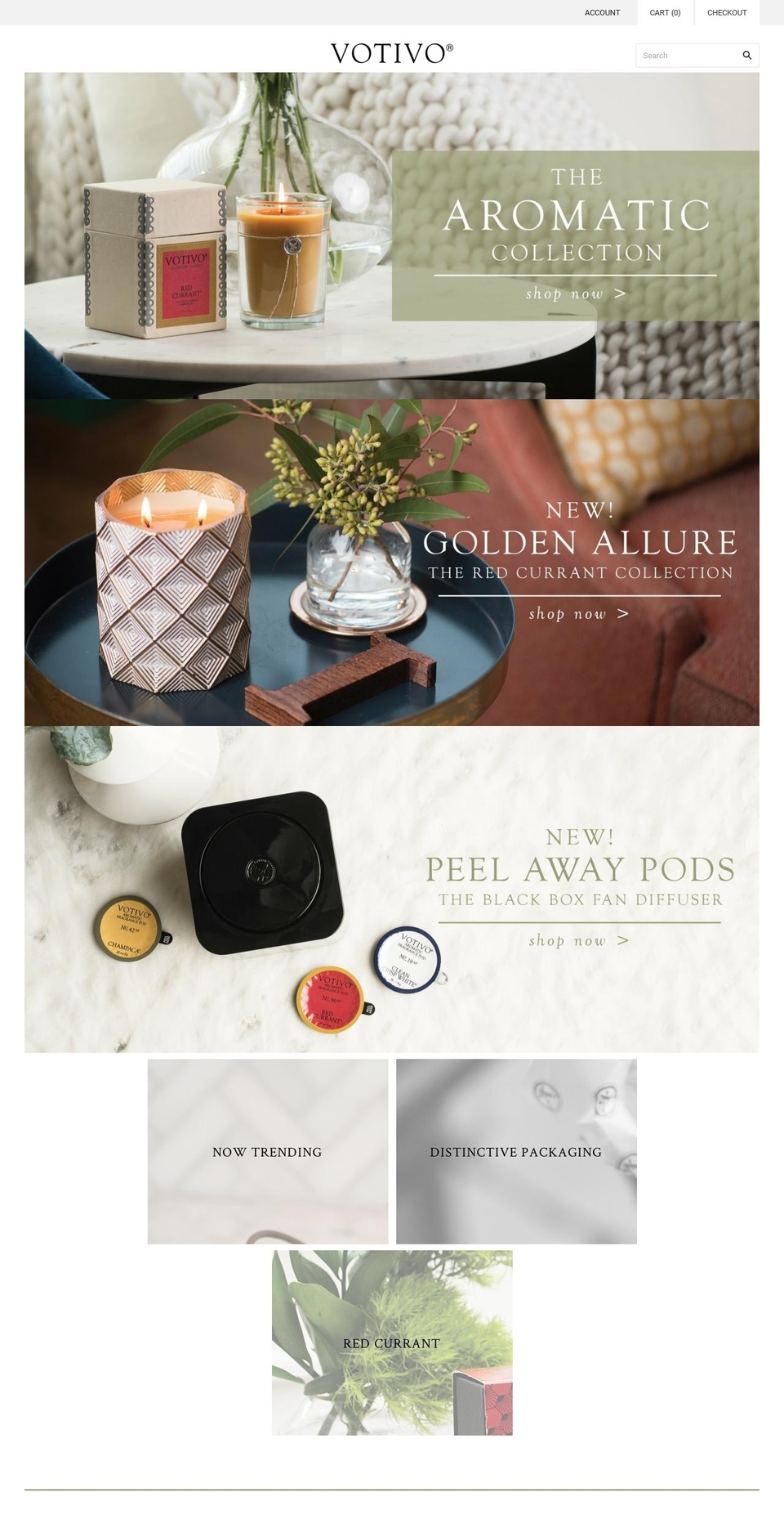 votivo-candles.com — Shopify storefront screenshot