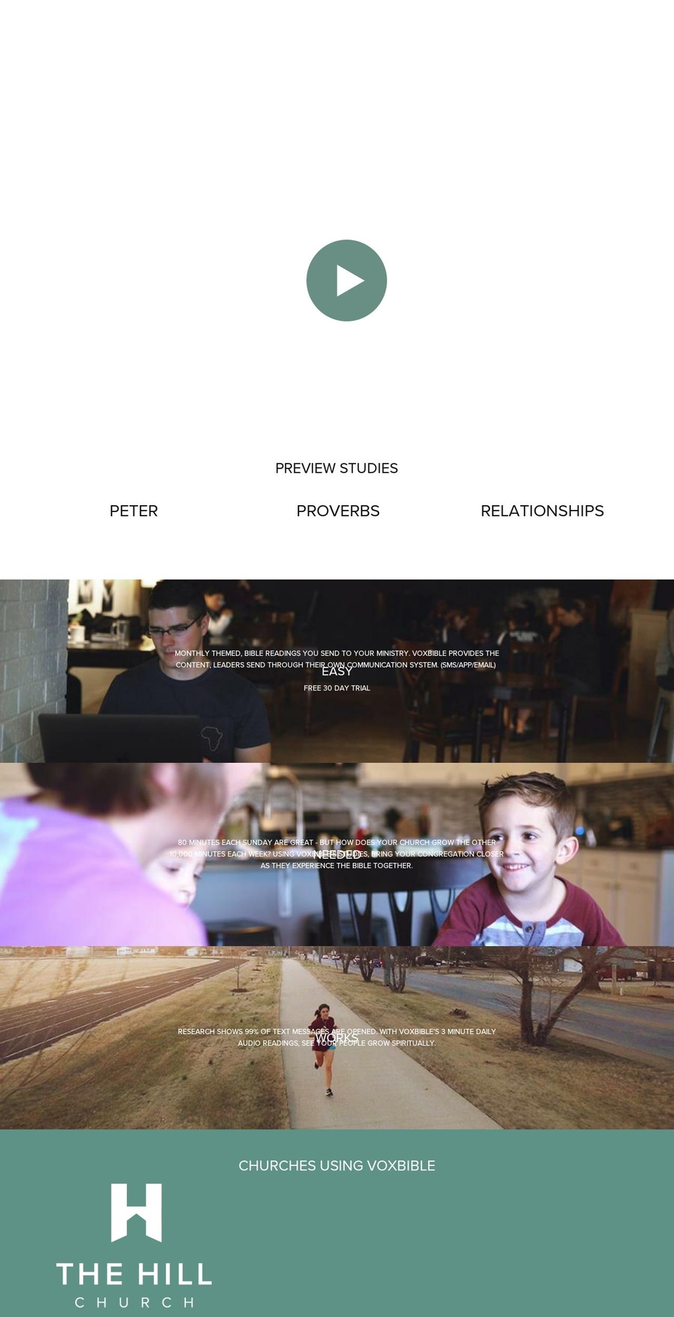 voxbible.com shopify website screenshot
