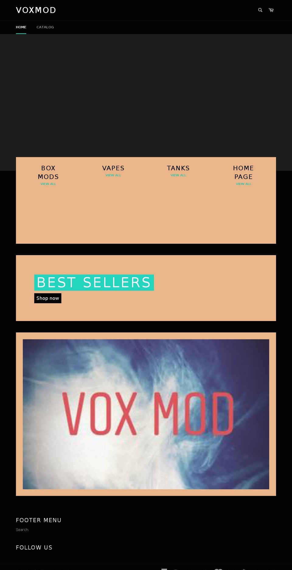 voxmod.org shopify website screenshot